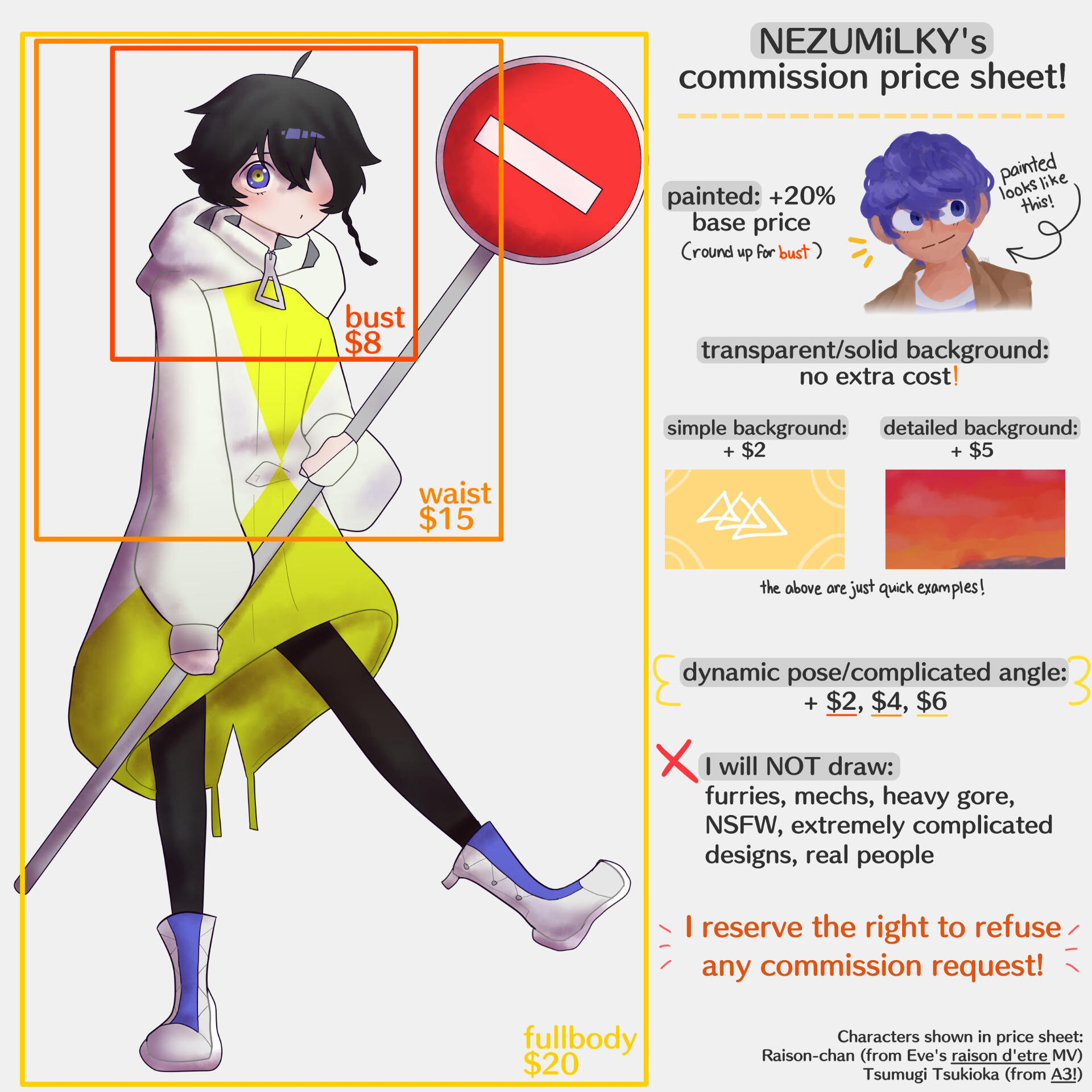 Commission Sheet